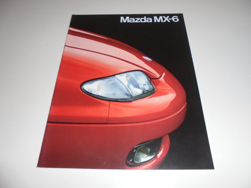 brochure Mazda MX-6  1992, Ophalen of Verzenden, Nieuw, Mazda