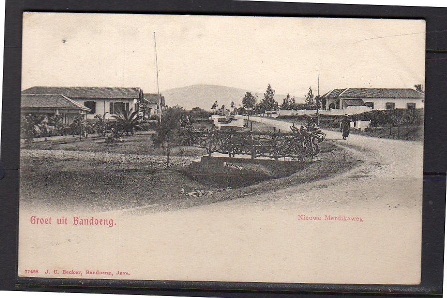 Netherlands Indies  Bandoeng Merdikaweg  1900 from Tjimahi, Ophalen, Voor 1920, Buiten Europa