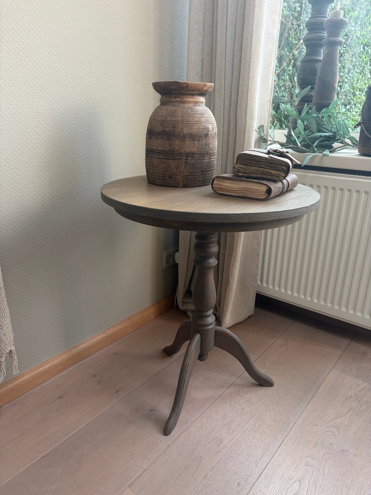 Wijntafeltje, Ophalen, Minder dan 55 cm, Gebruikt, Rond