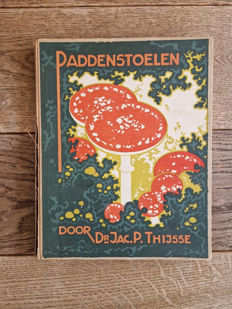 plaatjesalbum Paddenestoelen Jac. P. Thijsse, Boeken, Prentenboeken en Plaatjesalbums, Ophalen of Verzenden, Gelezen