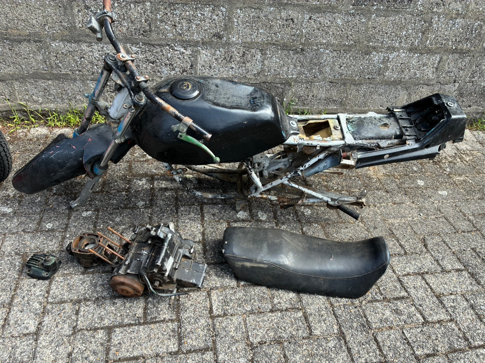 Honda mbx frame blok voorvork…, Ophalen
