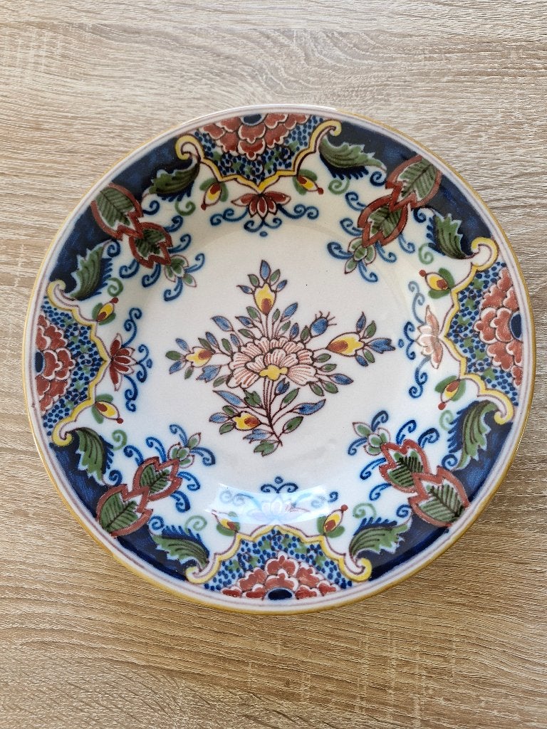Decoratief Makkum Tichelaar wandbord (Model 965) - 23,5 cm, Ophalen of Verzenden