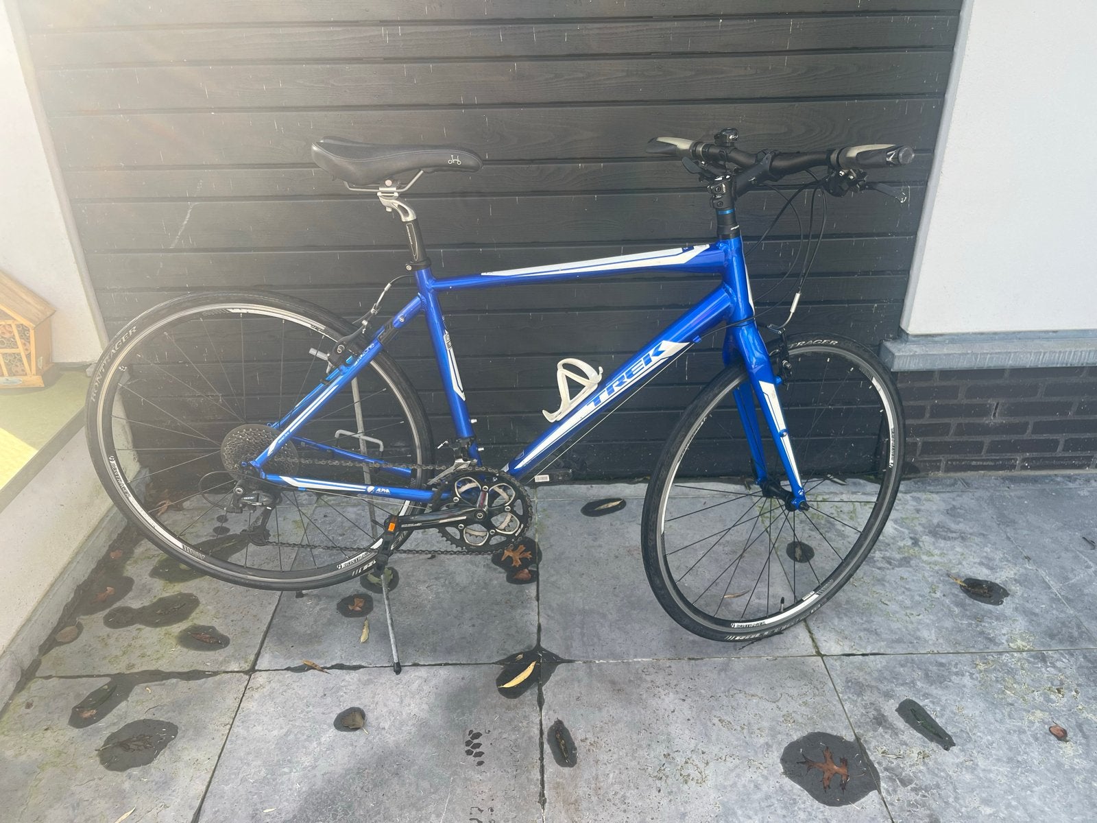Trek 7.5 FX Hybride Fiets - Blauw, 51cm Frame, Overige merken, 28 inch, Gebruikt, Ophalen of Verzenden