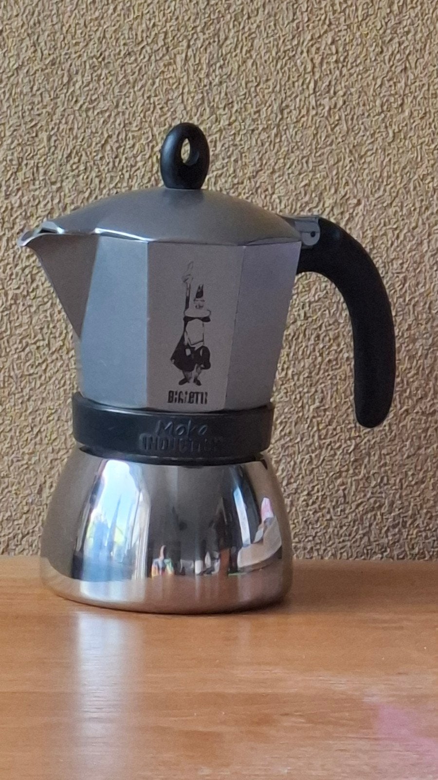 Bialetti Moka Inductie 4 kops., Witgoed en Apparatuur, Koffiezetapparaten, Gebruikt, Overige modellen, Gemalen koffie, Ophalen of Verzenden