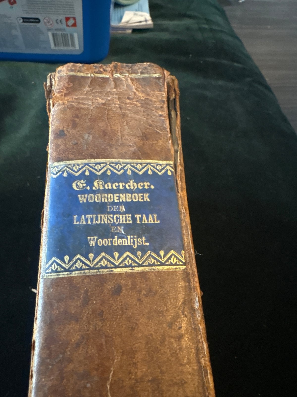 Zeldzaam Latijns-Nederduits Woordenboek E. Kaercher 1828, Antiek en Kunst, Ophalen