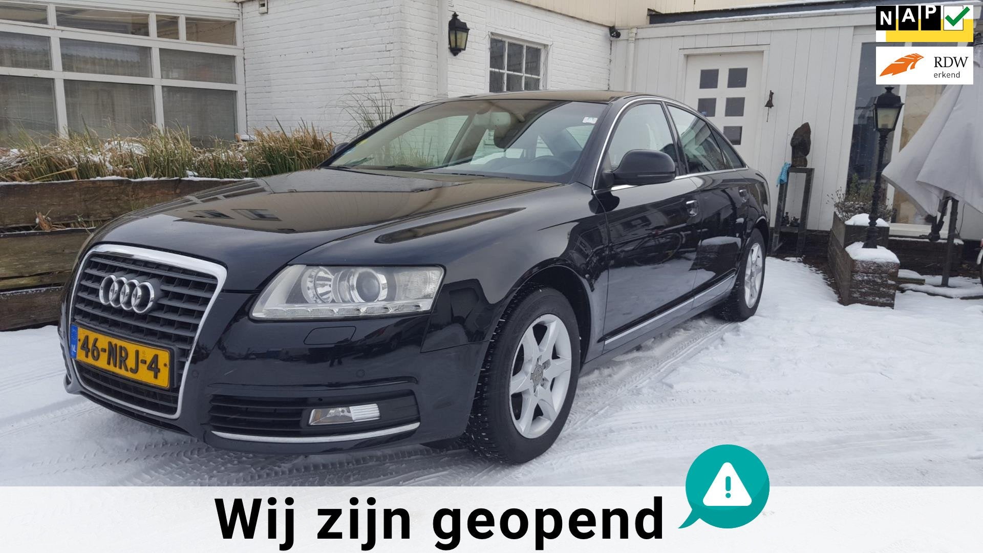 Audi A6 Limousine 2.0 TFSI Advance Automaat, Prachtige, top, Auto's, Euro 5, Stof, Gebruikt, 4 cilinders