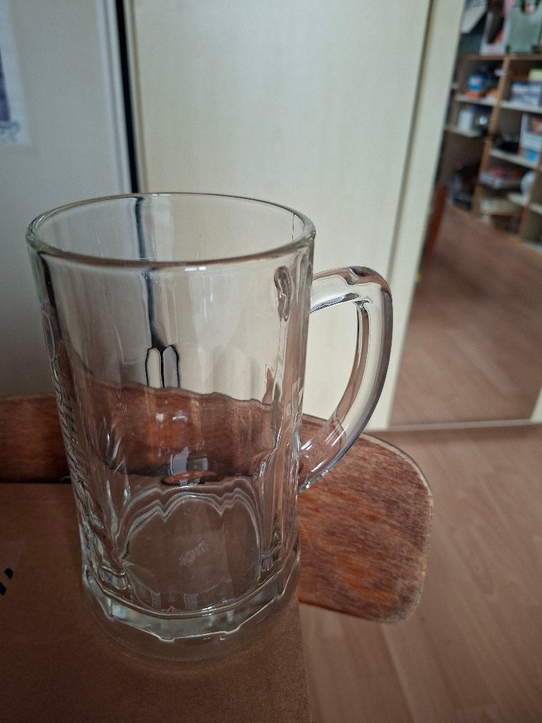 glazen bierpul Jupiler, Ophalen of Verzenden, Zo goed als nieuw, Pul(len), Jupiler