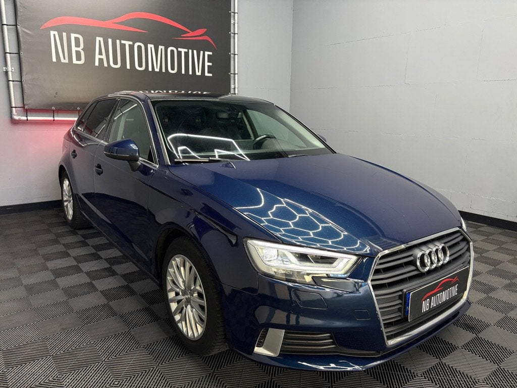 Audi A3 Sportback 1.0 TFSI Sport Lease Edition, Stof, Gebruikt, Blauw, 116 pk