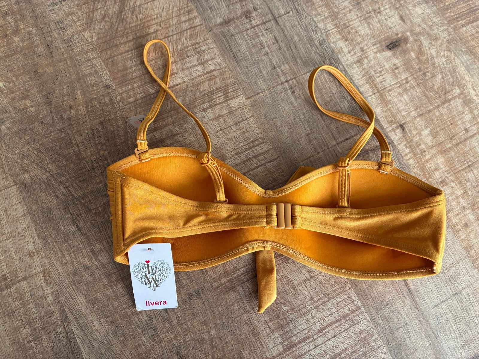 Livera Bikini Top 36B -  goudgeel -Nieuw met kaartjes, Ophalen of Verzenden, Nieuw, Geel, Bikini