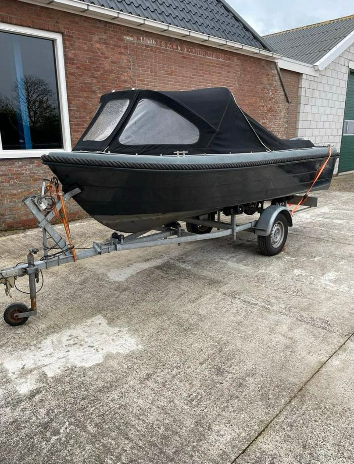 Consoleboot 500 met Suzuki9.9 en veel extra's Zonder trailer, Watersport en Boten, Ophalen, Gebruikt