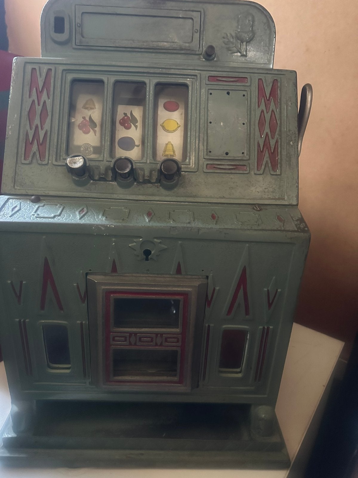 Zeer oude bandiet te koop, Verzamelen, Automaten | Gokkasten en Fruitautomaten, Ophalen of Verzenden, Zo goed als nieuw
