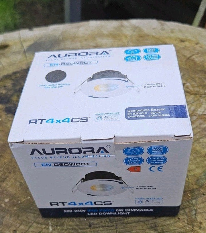 Aurora RT4x4CS 6W Dimbare LED Downlight IP65 Nieuw, Ophalen of Verzenden, Nieuw, Modern