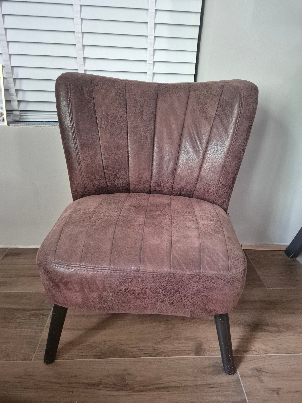 2x bruine  fauteuil, Ophalen, Gebruikt, Twee, Bruin