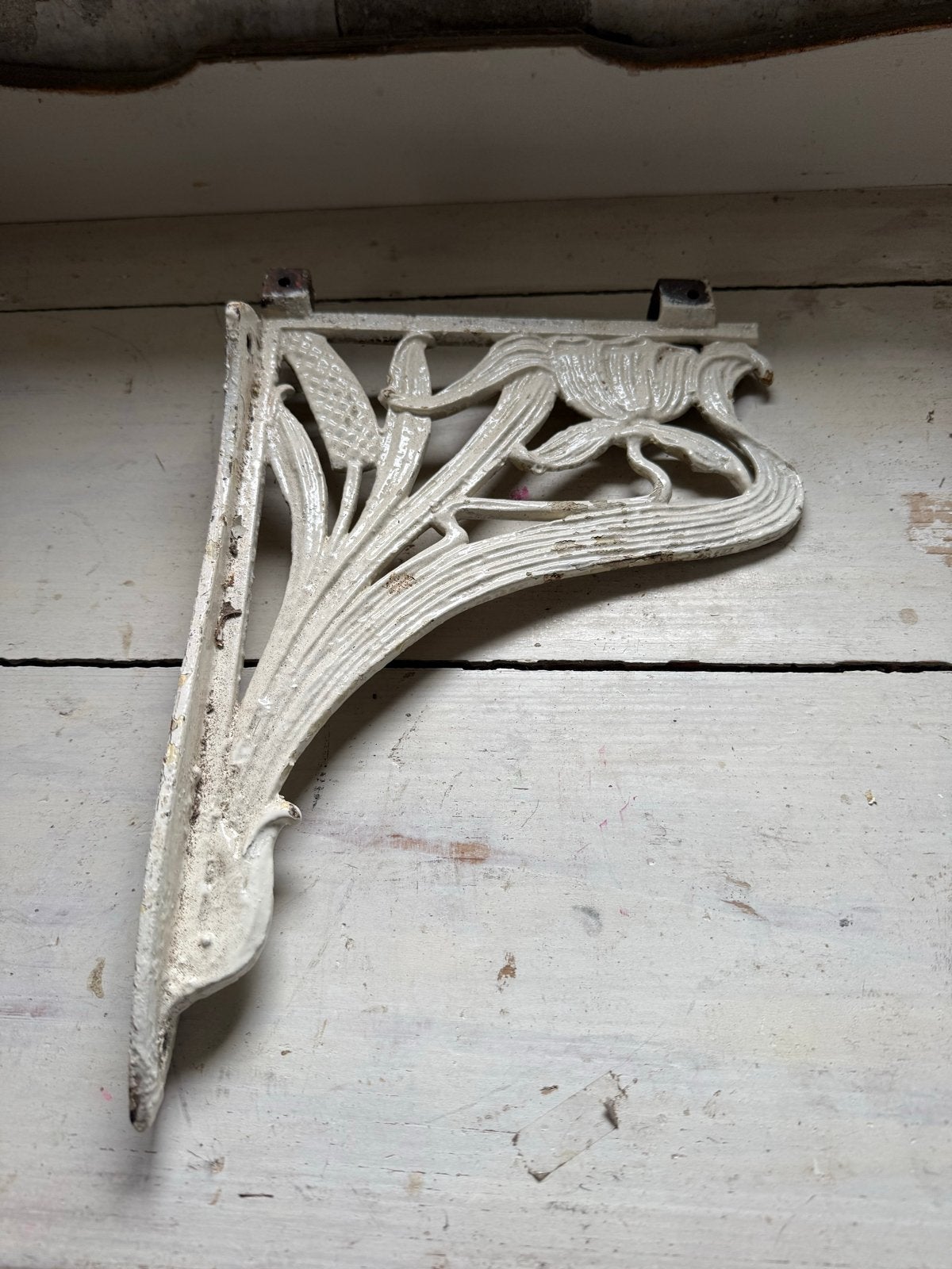 Originele Jugendstil smeedijzeren console, Ophalen of Verzenden