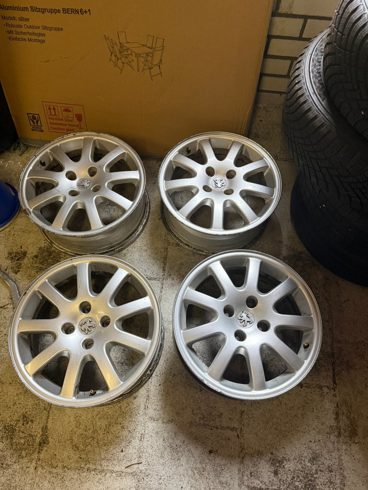 Peugeot 206 gti velgen, Ophalen, Gebruikt