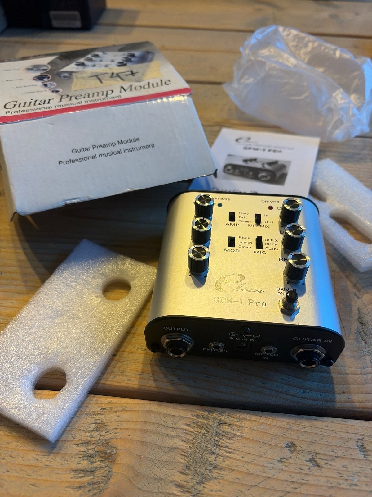 Cleca GPM-1 Pro Gitaar Preamp Module, Muziek en Instrumenten, Ophalen of Verzenden, Zo goed als nieuw, Overige typen