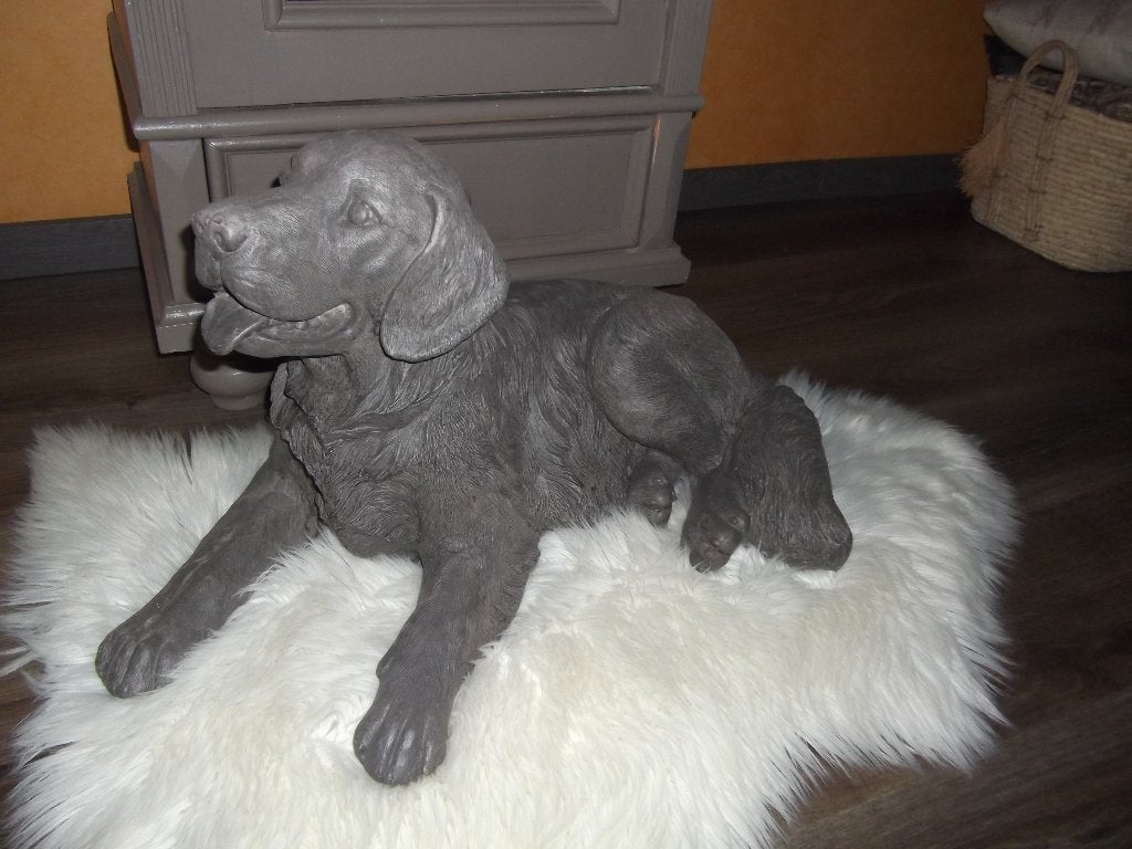 *Prachtig groot beeld Golden Retriever*, Verzamelen, Beelden en Beeldjes, Ophalen, Nieuw, Dier