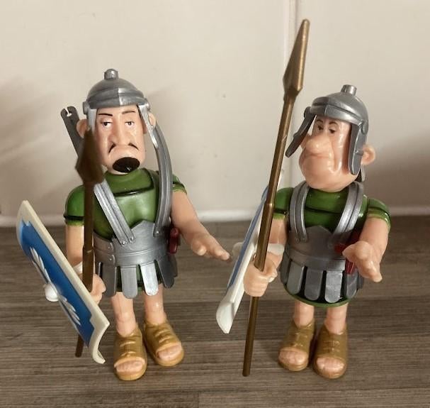 Toycloud Twee Romeinse soldaten, Ophalen of Verzenden, Asterix en Obelix, Gebruikt, Beeldje of Figuurtje