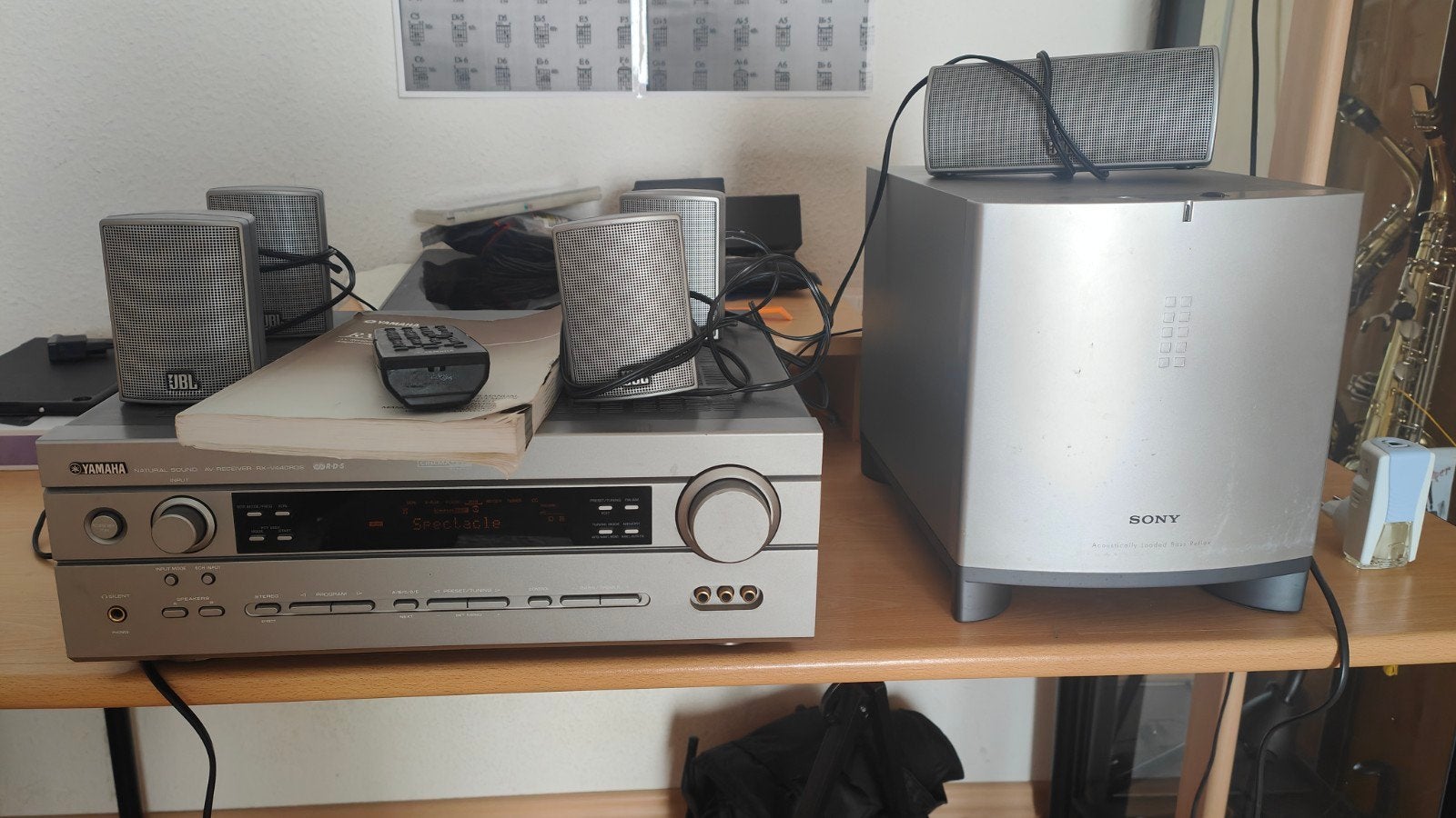 Dolby Surround Set - RX V440RDS, Gebruikt, 70 watt of meer, 5.1-systeem, Overige spelers