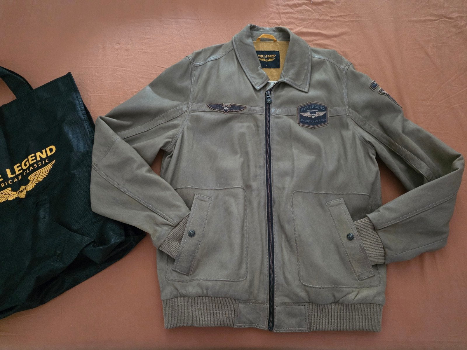 PME Legend Summer Hudson Leren Jas - Nieuw en origineel, Kleding | Heren, Bruin, Ophalen of Verzenden, Pme Legend, Maat 56/58 (XL)
