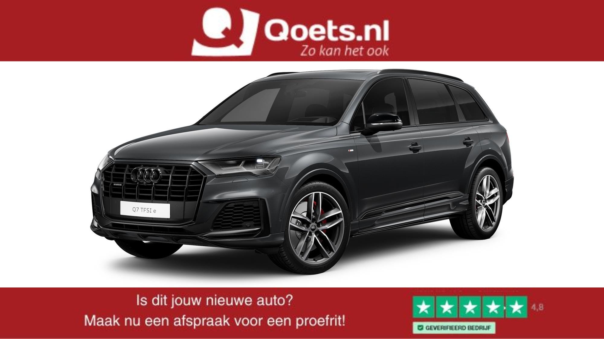 Audi Q7 55 TFSI e quattro Pro Line Advanced Panoramadak - He, Auto's, Automaat, Dealer onderhouden, 14 kWh, Gebruikt