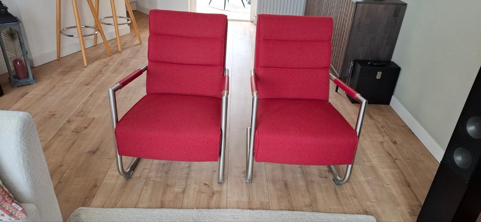 2 fijne fauteuils, Ophalen, Gebruikt, 75 tot 100 cm, 50 tot 75 cm