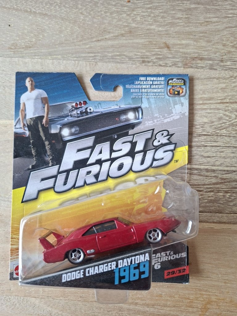 Schaalmodel Fast & Furious6 Dodge Charger Daytona 1969, Ophalen of Verzenden, Nieuw, Auto