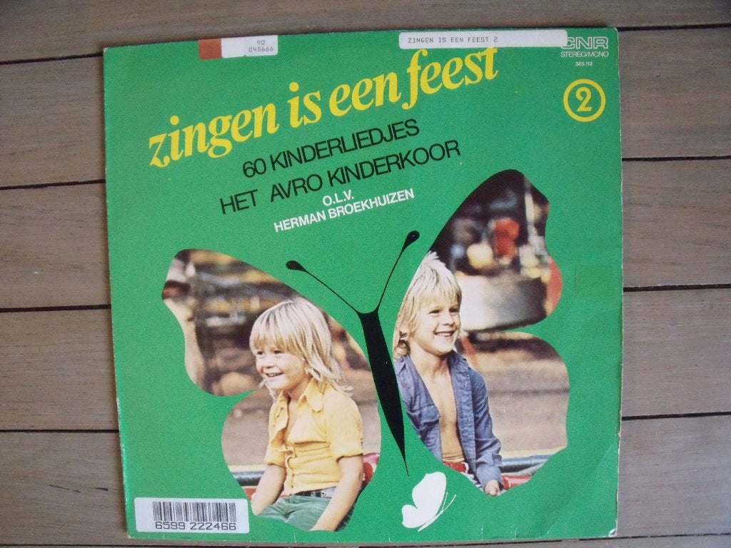 AVRO Kinderkoor - Zingen is een feest 2, Cd's en Dvd's, LP, Gebruikt, Ophalen of Verzenden, 12 inch