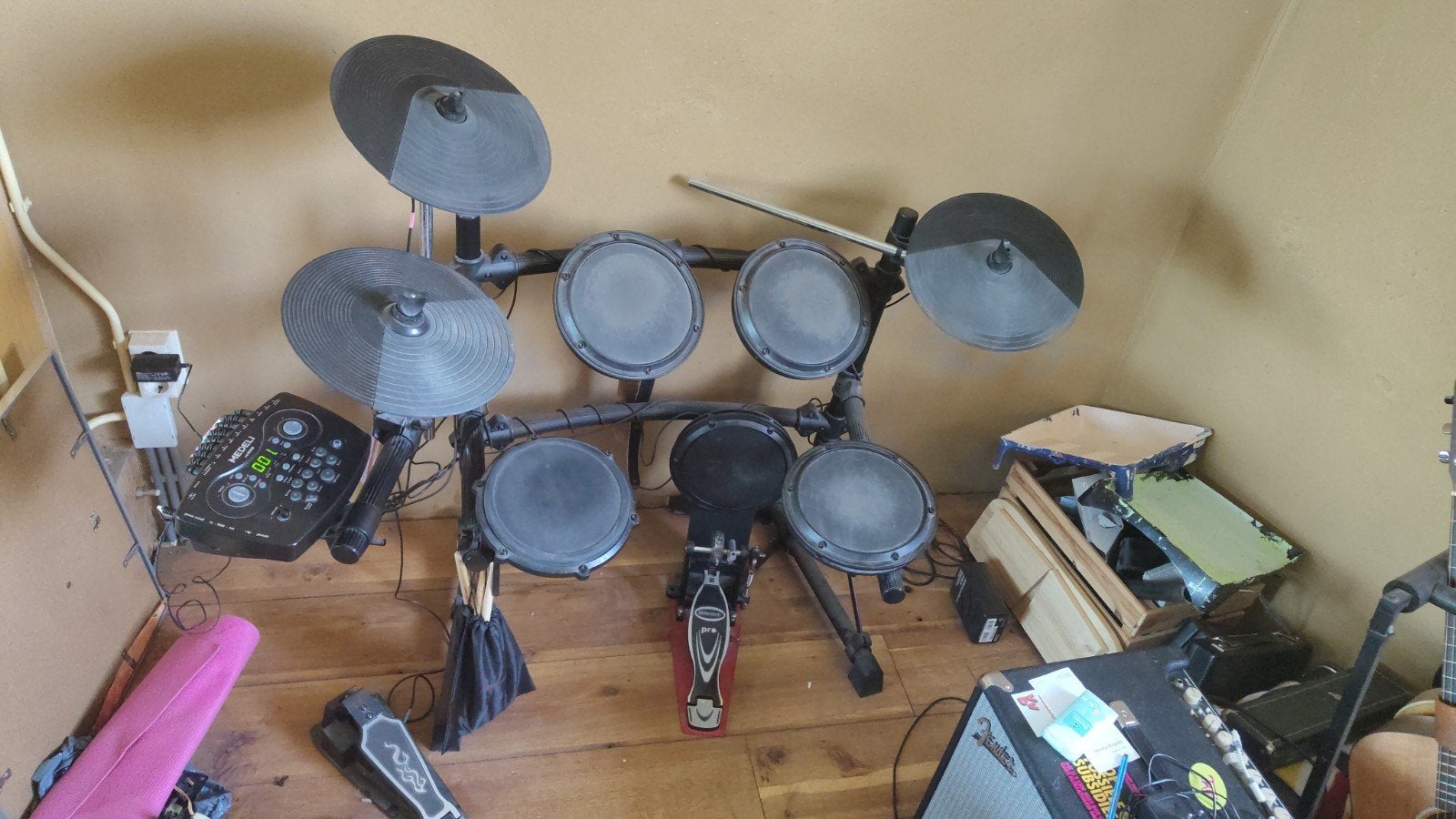 Elektrisch drumstel, haal hem gratis op., Ophalen, Gebruikt, Overige merken