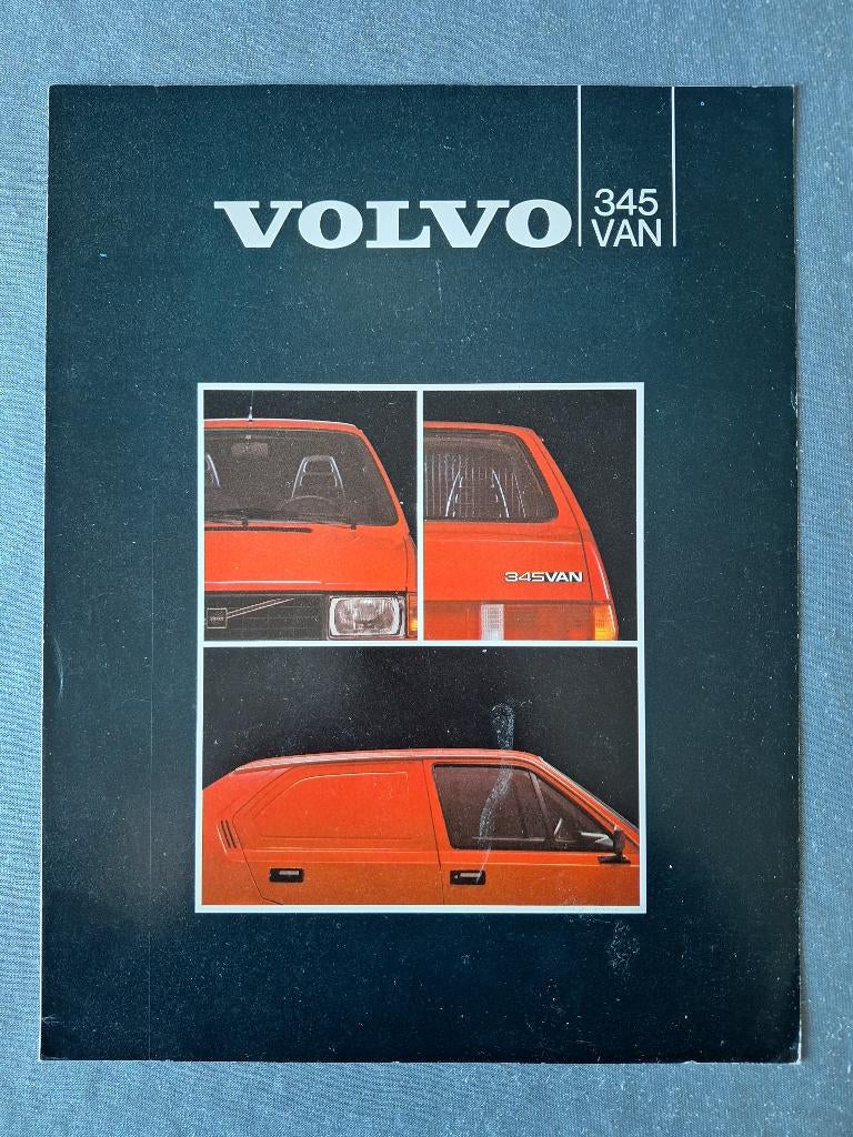 Brochure VOLVO 345 VAN - NL, Verzenden, Zo goed als nieuw, Volvo