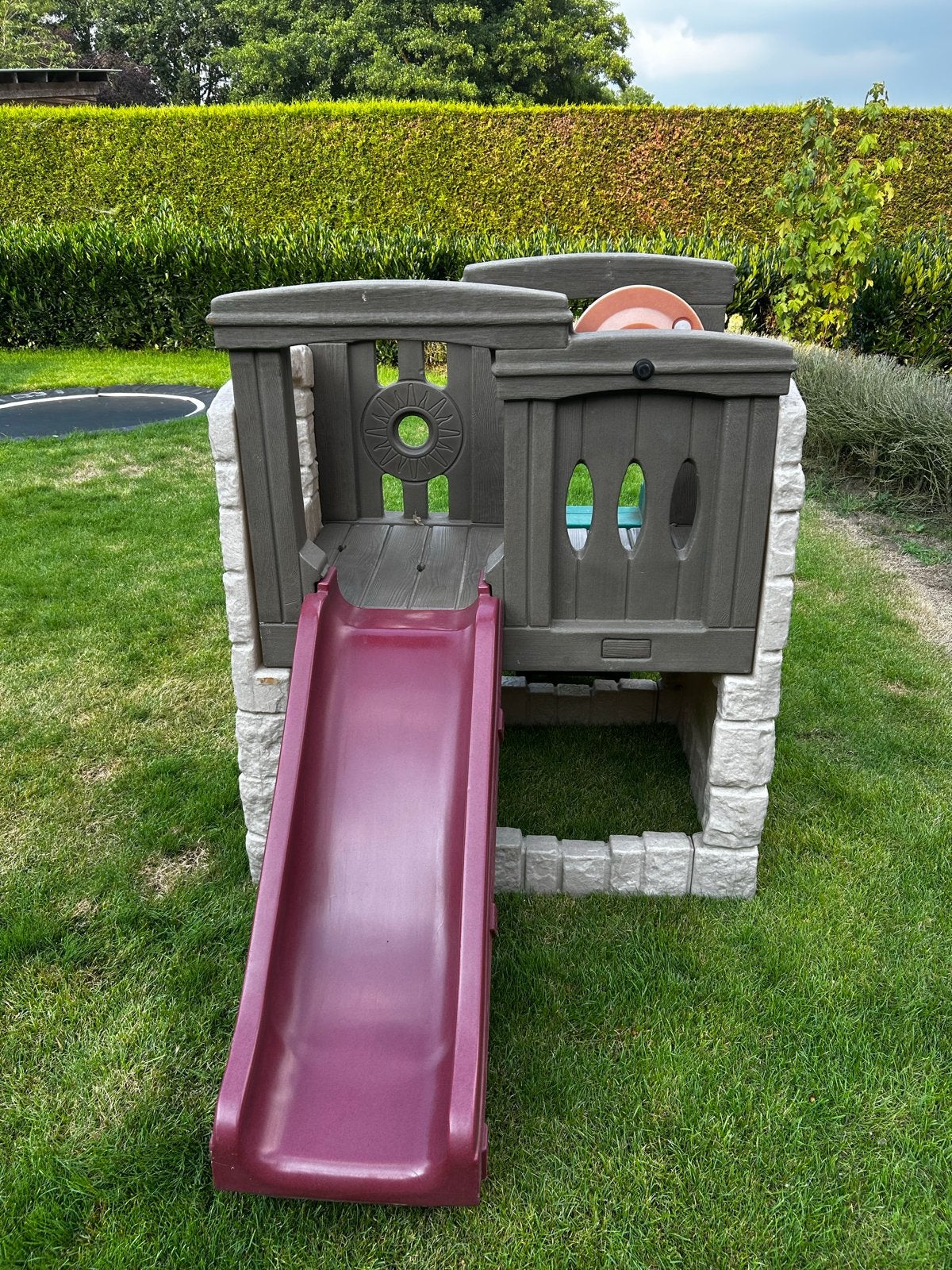 Step2 speelhuisje met glijbaan en klimwand, Kinderen en Baby's, Speelgoed | Buiten | Speeltoestellen, Ophalen, Gebruikt, Glijbaan