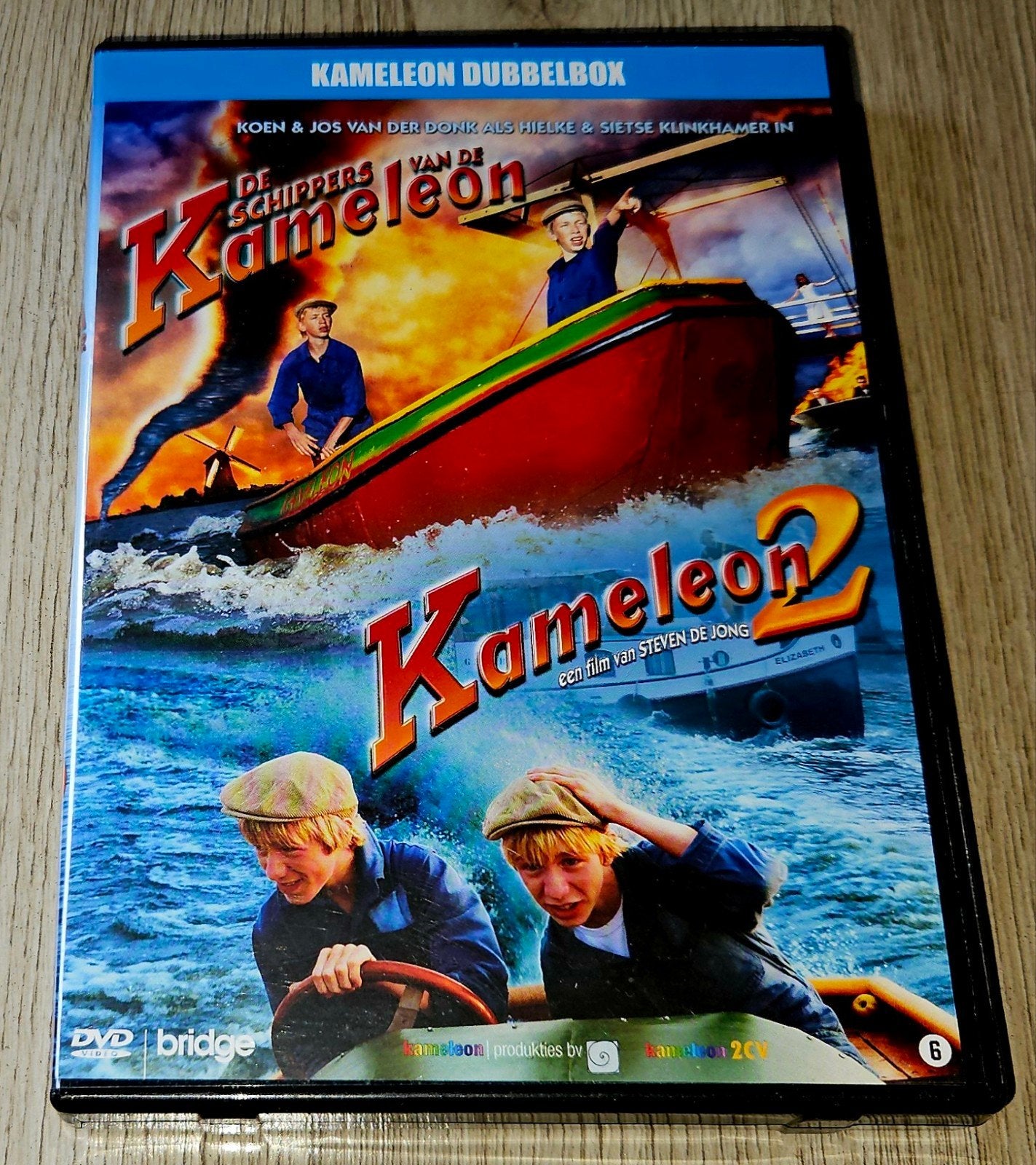 Kameleon Dubbelbox DVD - De Schippers van de Kameleon 1 & 2, Gebruikt, Alle leeftijden, Nederlands, Familie