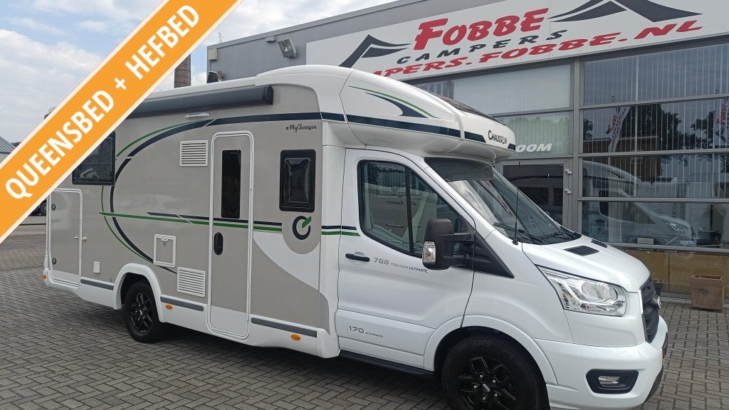 Queensbed Hefbed Chausson Titanium Premium 788 '24 170pk aut, Automaat, Ringverwarming, Ford, Diesel