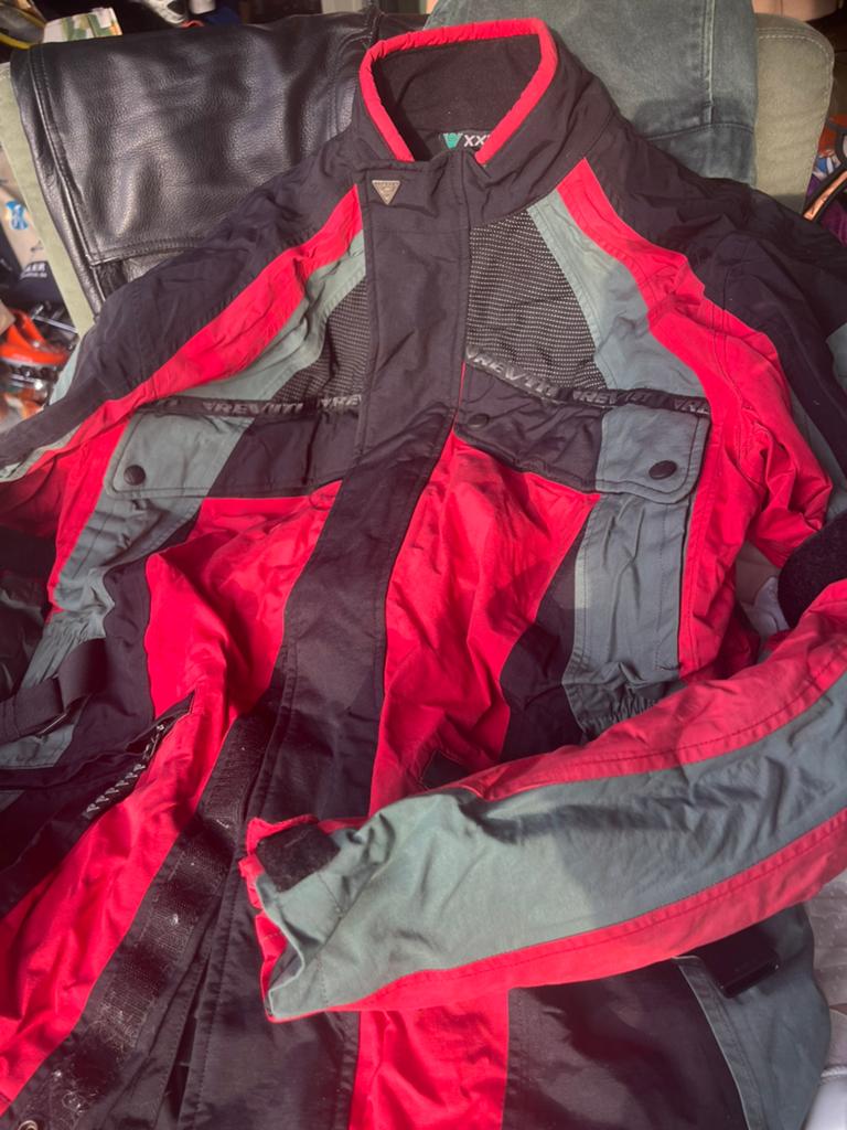Revit motorjas xxl en een aparte leren broek, Ophalen of Verzenden, Tweedehands, Jas | textiel