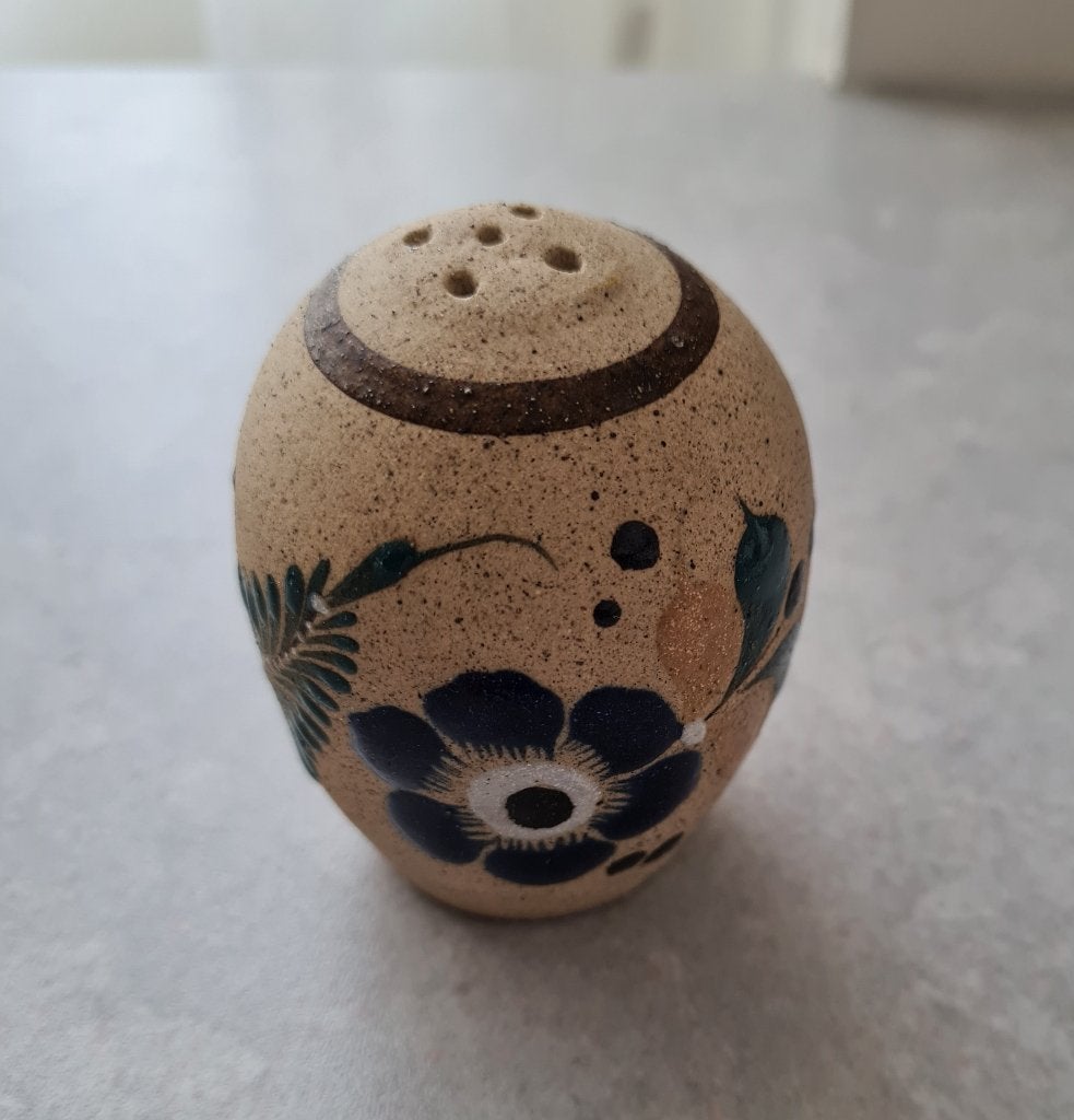 Tonala Mexico zout / peper vaatje, Ophalen of Verzenden