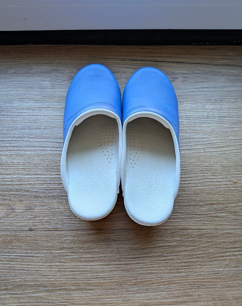 Sanita klompen flex model 314 korenblauw, Blauw, Ophalen of Verzenden, Gedragen, Werkschoenen
