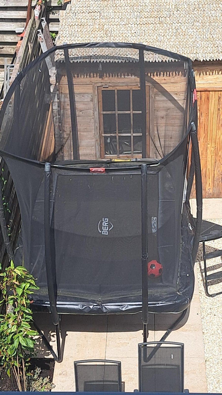 BERG Trampoline met veiligheidsnet, Ophalen, Gebruikt