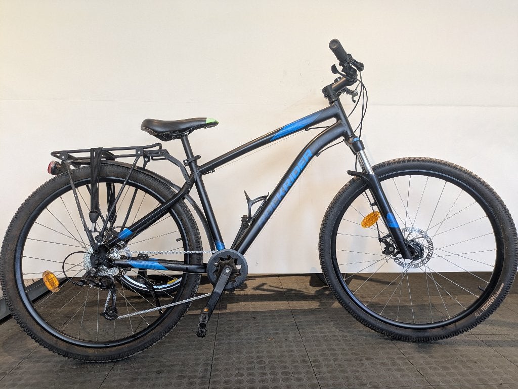 27,5 inch Rockrider ST120 met 9 versnellingen., Fietsen en Brommers, Fietsen | Mountainbikes en ATB, Gebruikt, Hardtail, Heren