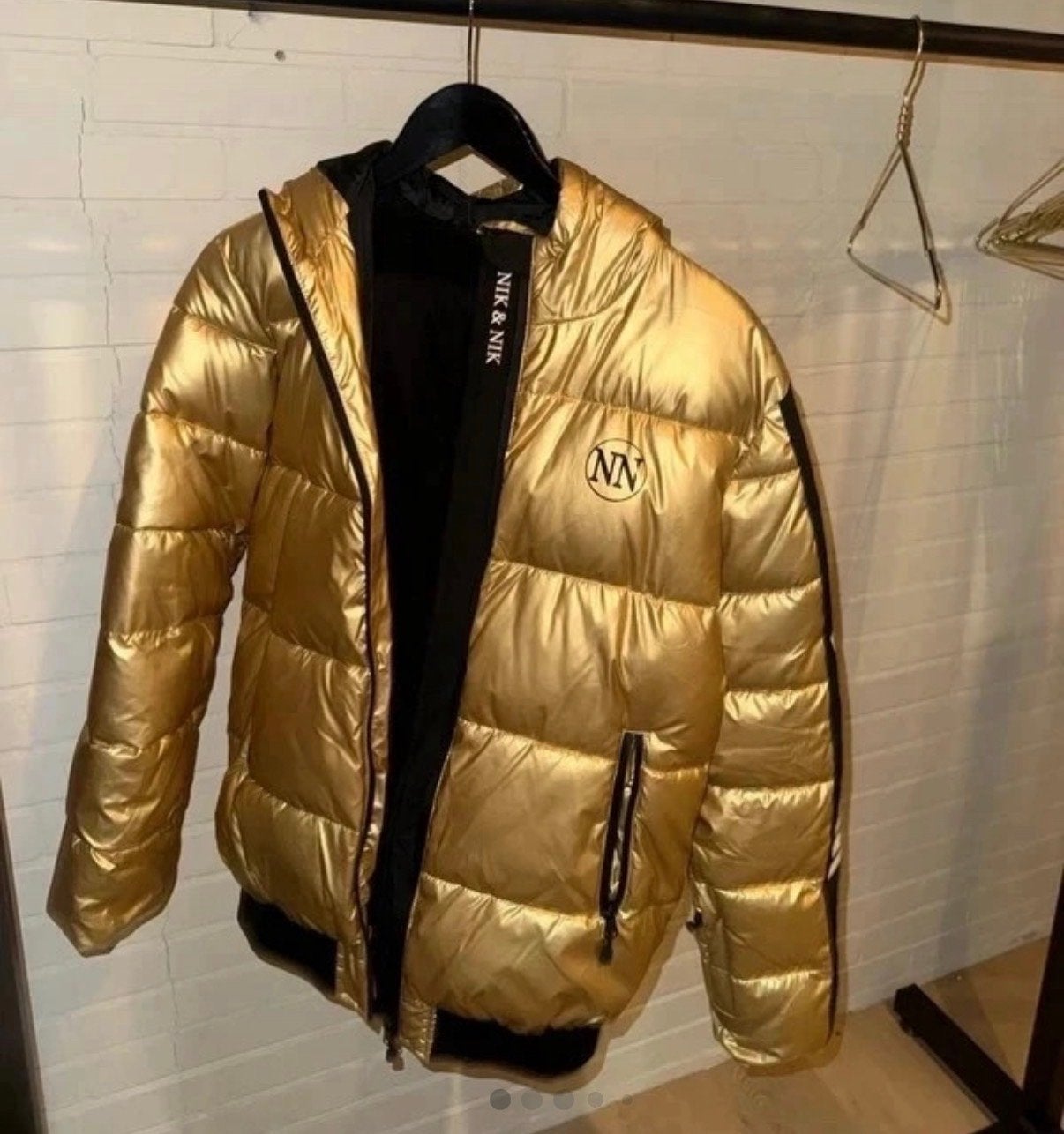 Nik & Nik ski jas goud maat 16 jaar, Kleding | Dames, Ophalen of Verzenden, Zo goed als nieuw, Maat 34 (XS) of kleiner, Pak