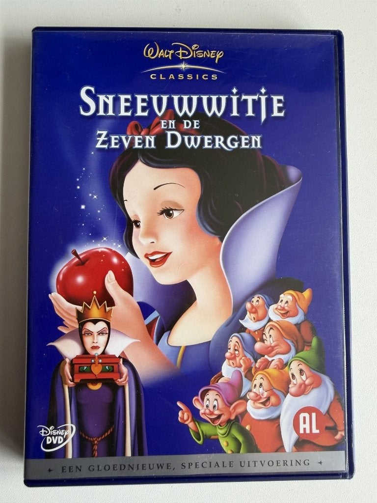 Sneeuwwitje en de Zeven Dwergen (1938) DVD | Actie 5=4, Cd's en Dvd's, Dvd's | Tekenfilms en Animatie, Zo goed als nieuw, Amerikaans