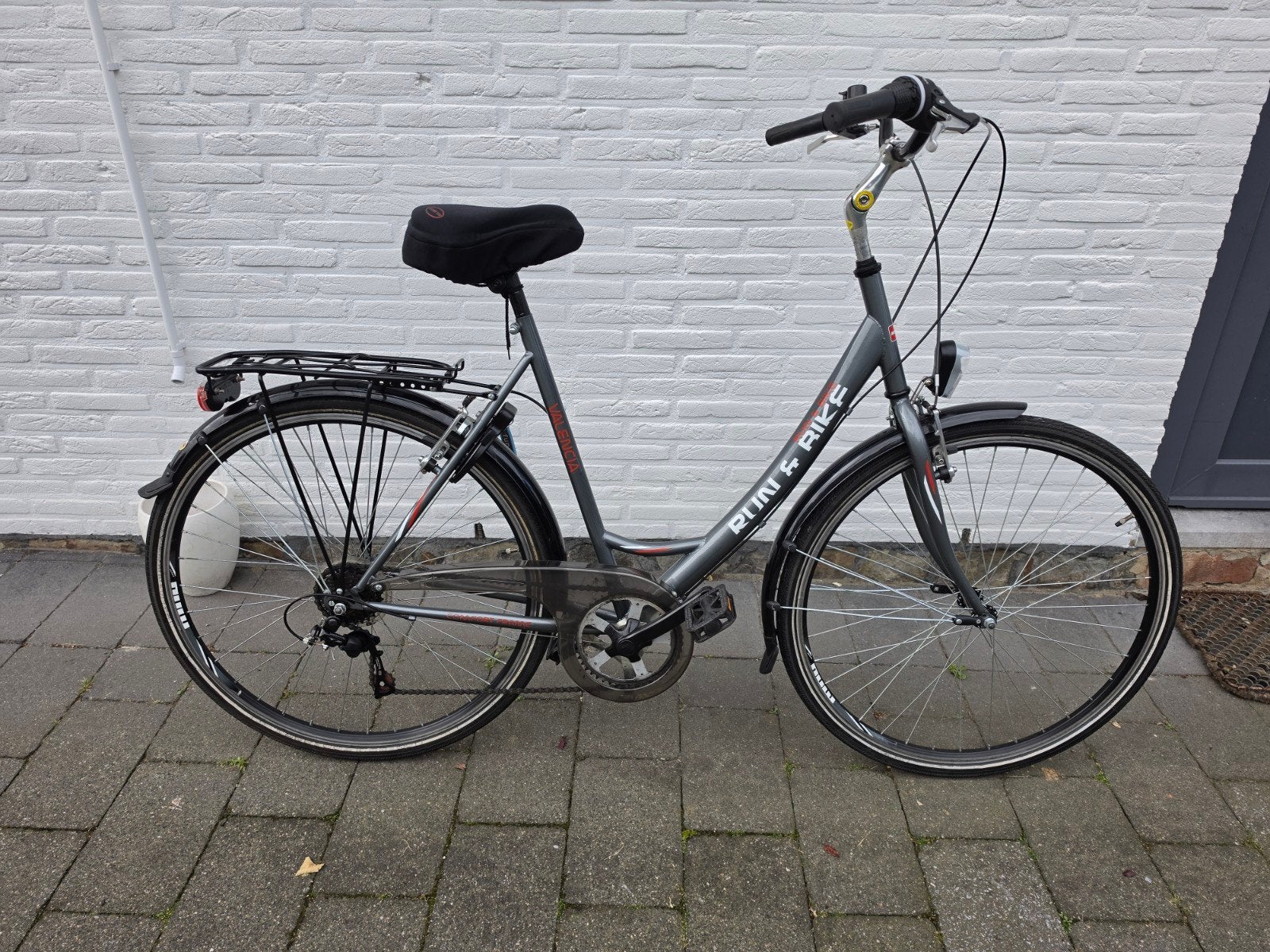Damesfiets met 6 versnellingen - Run & Bike, Overige merken, Gebruikt, Velgrem, Versnellingen