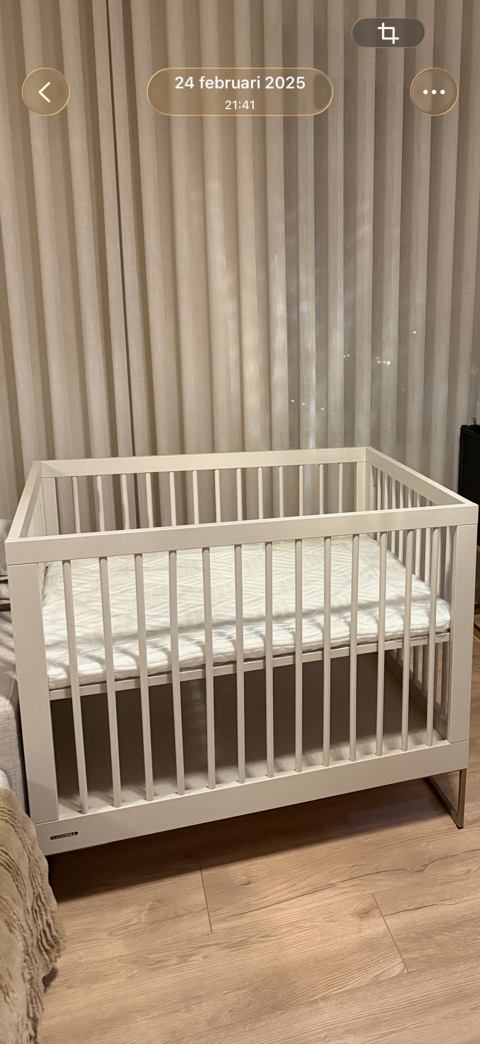 Mooi nude babybox voor baby of peuter incl. Matras, Ophalen, Zo goed als nieuw