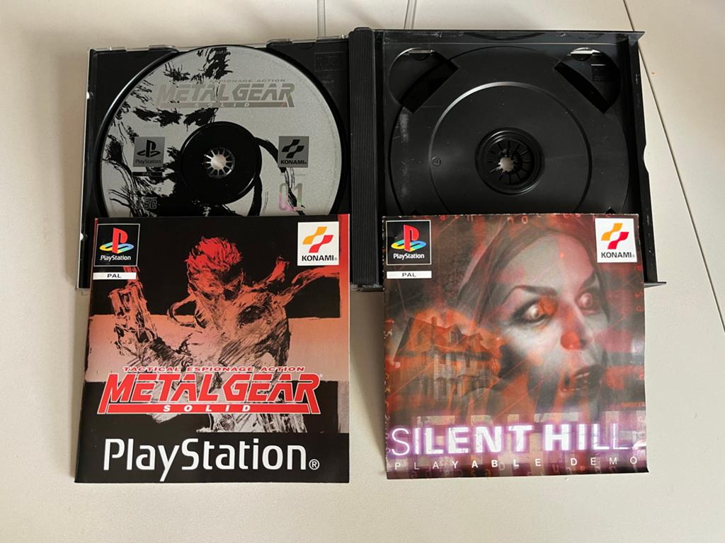 Metal Gear Solid PS1 + Silent Hill Demo (PAL), Spelcomputers en Games, Games | Sony PlayStation 1, Avontuur en Actie, Gebruikt