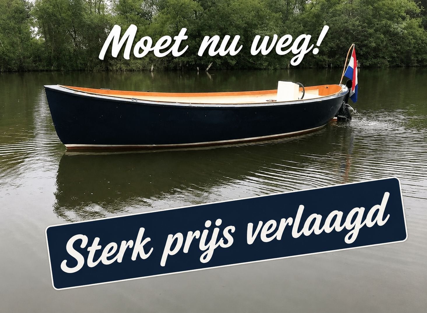 MOET NU WEG! Sloep 6,5m evt ligplaats, Ophalen, Gebruikt, Binnenboordmotor, Diesel