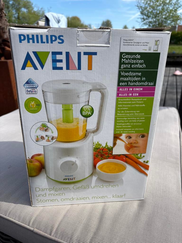 Philips Avent Gezonde Maaltijden Stomer en Blender, Ophalen of Verzenden, Nieuw, Overige typen