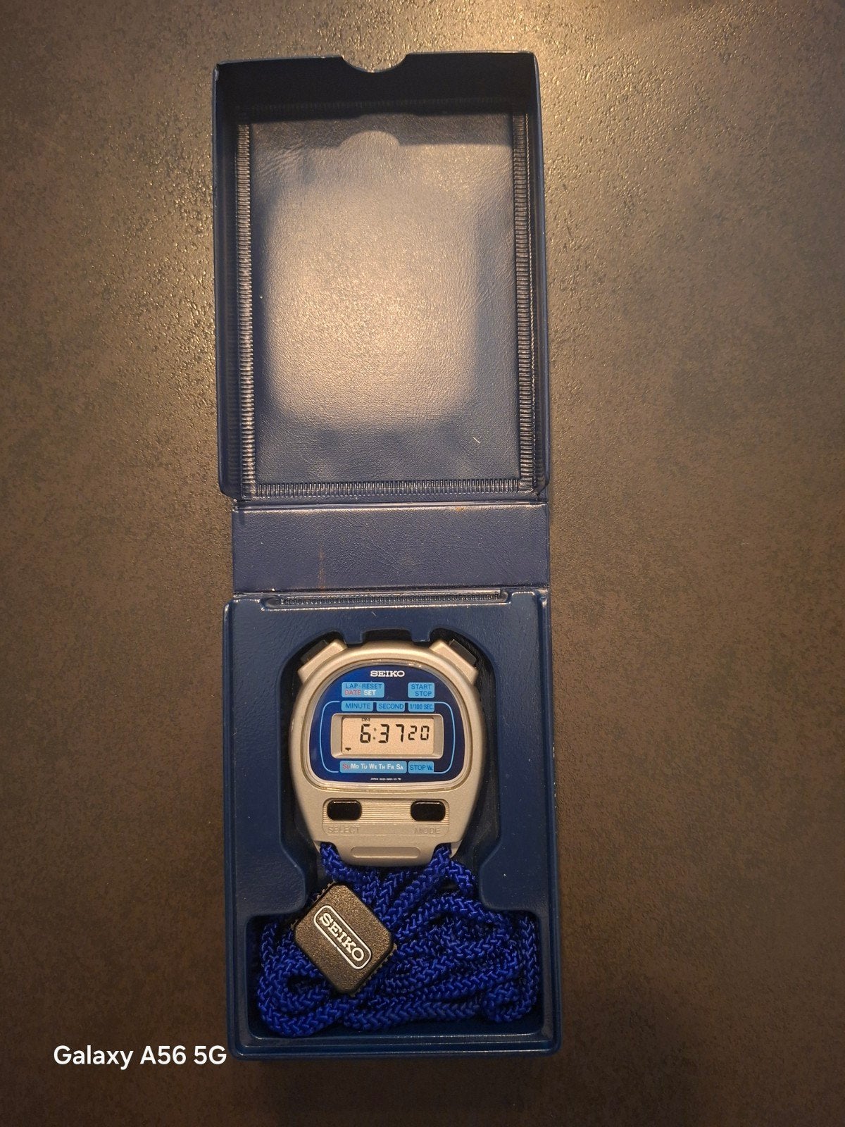 Seiko Stopwatch - S023 - Digitaal - Inclusief doos, Seiko, Snelheid, Ophalen of Verzenden, Zo goed als nieuw