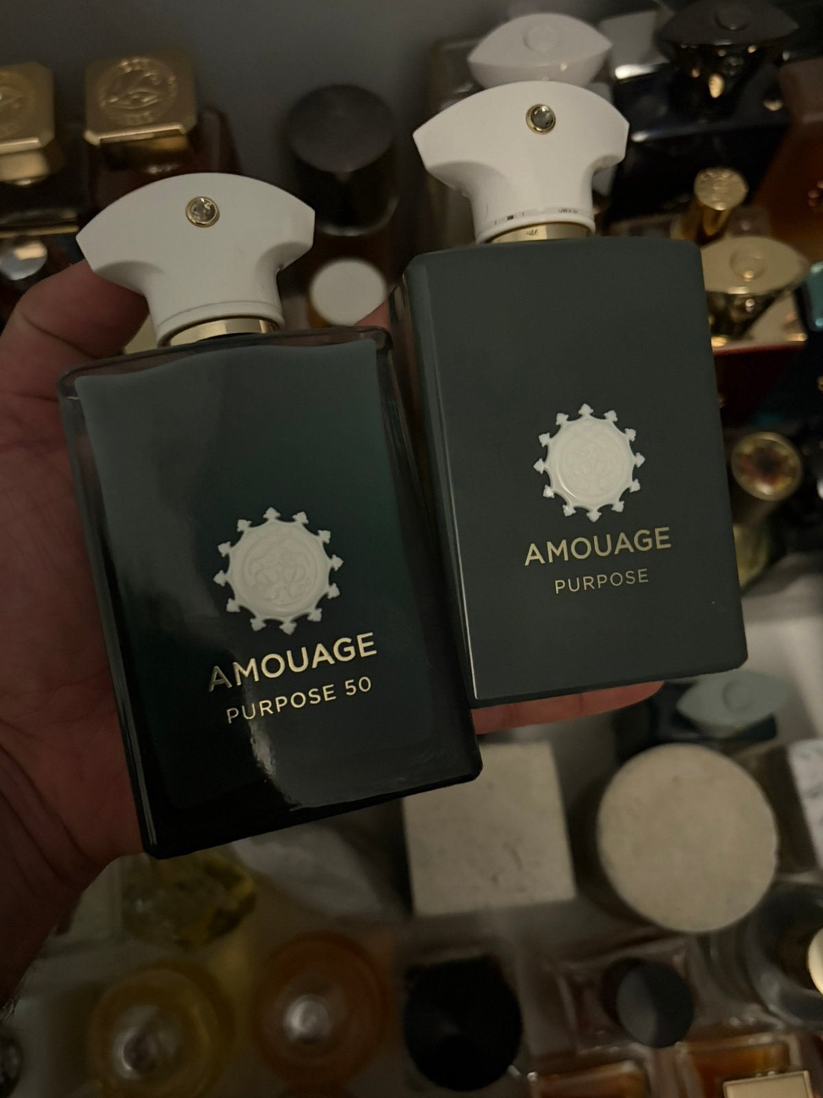 Amouage purpose en purpose 50 voor ruil, Ophalen of Verzenden, Zo goed als nieuw