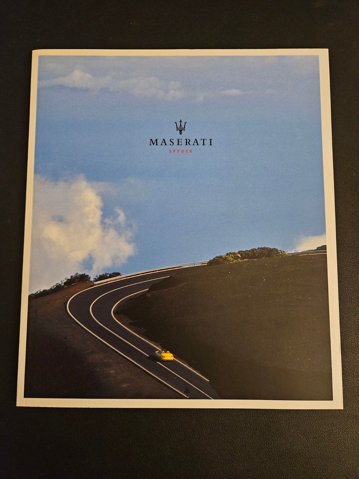 Brochure Maserati Spyder, Ophalen of Verzenden, Zo goed als nieuw, Overige merken