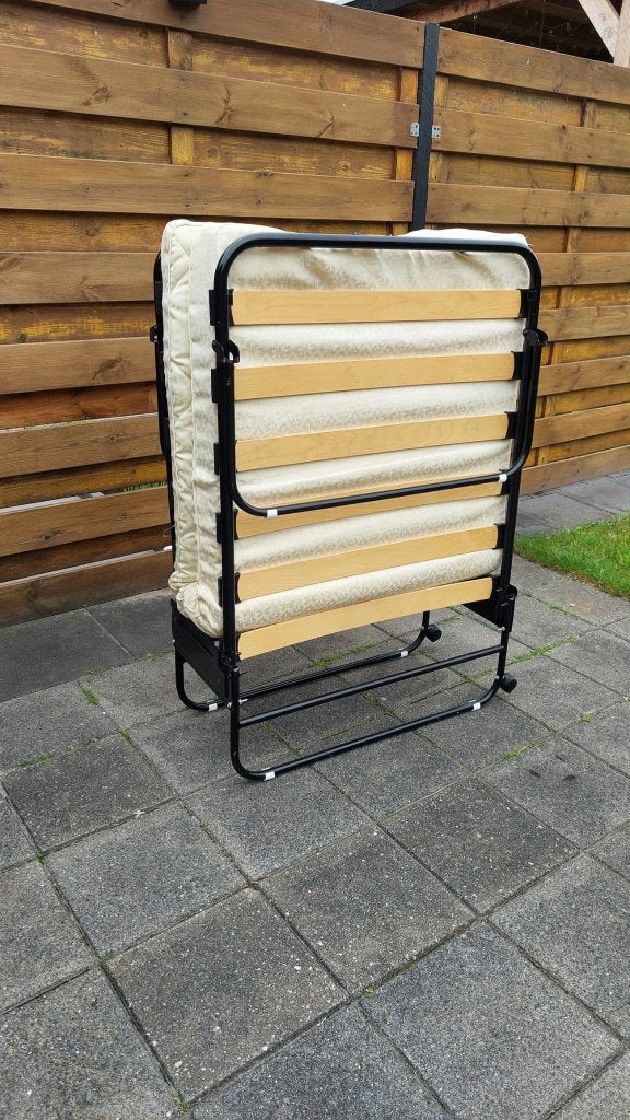 opklap bed 180x80, Ophalen, Eenpersoons, 190 cm of minder, Zo goed als nieuw