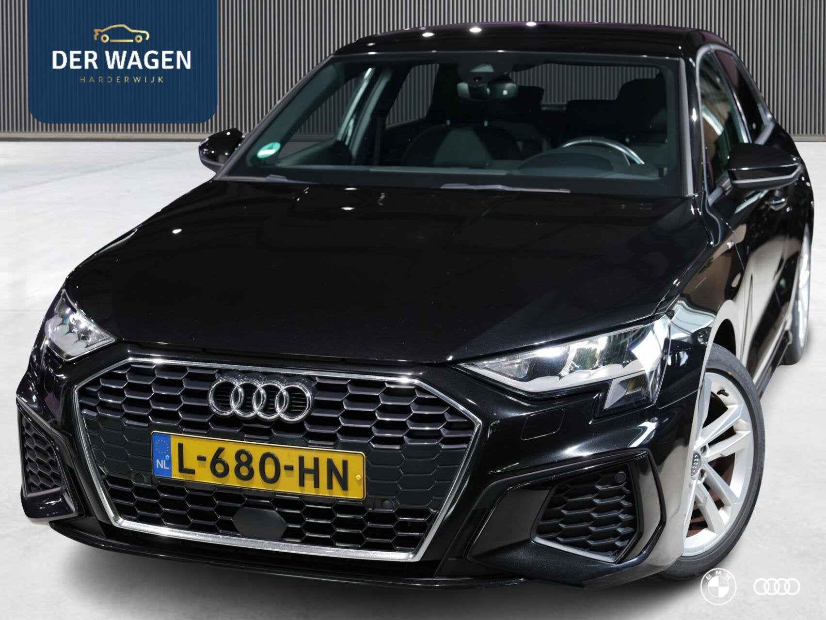 Audi A3 35 TFSI S LINE / ELEKT. STOEL / ACC / CARPLAY / STOE, Auto's, Audi, Stof, 1498 cc, 4 cilinders, Zwart